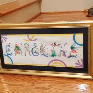 "Caroline" watercolor